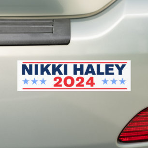 Nikki Haley 2024 Autoaufkleber