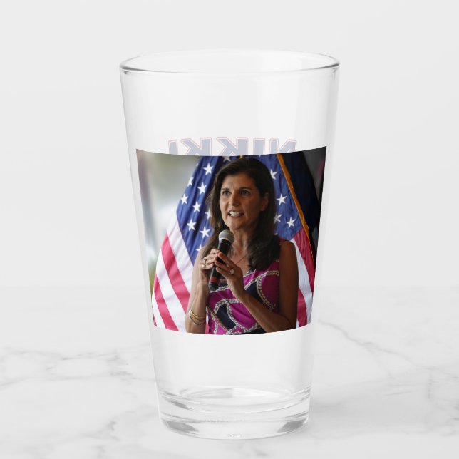 Nikki Haley für Präsident - Husten als Nägel Glas (Vorderseite)
