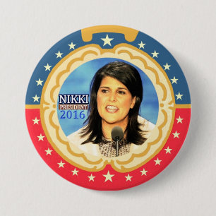 Nikki Haley für Präsidenten 2016 Button