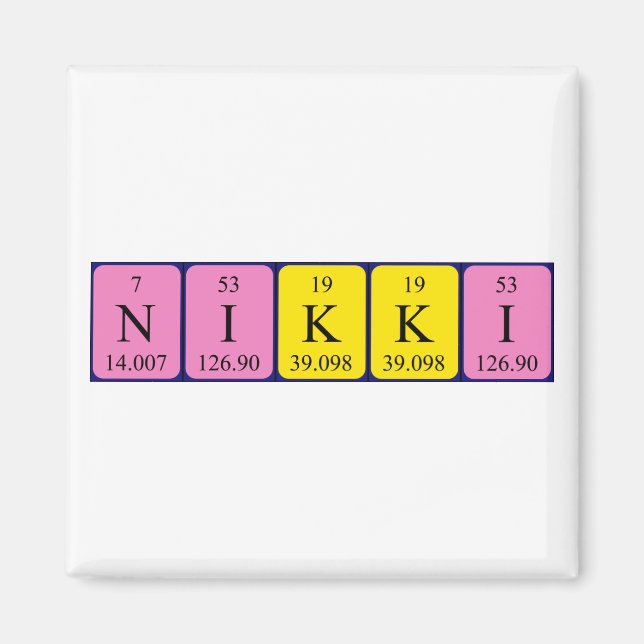 Nikki-Magnet Magnet (Vorne)