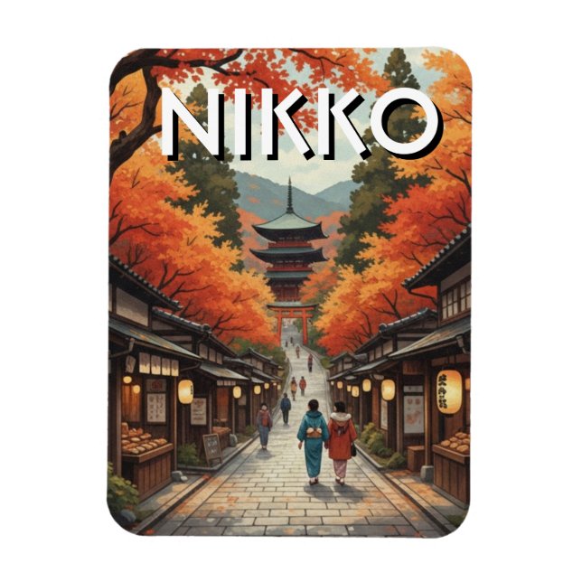 Nikko Japan Reise Magnet (Vertikal)