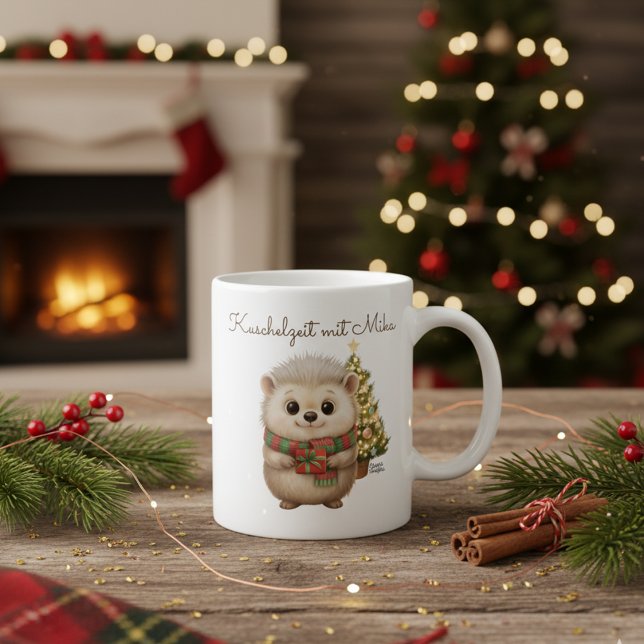 Niko Igel Kuschelzeit Weihnachten Kaffeetasse (Von Creator hochgeladen)