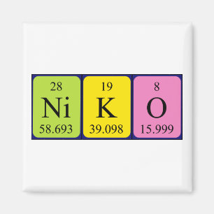 Niko Periodenmagnet Magnet