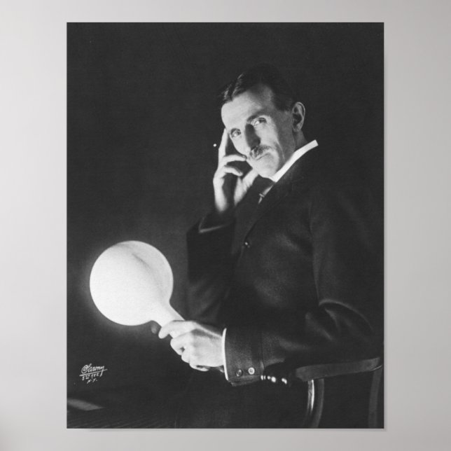 Nikola Tesla, 1898. Poster (Vorne)