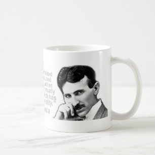 Nikola Tesla a cité des tasses de café de sagesse