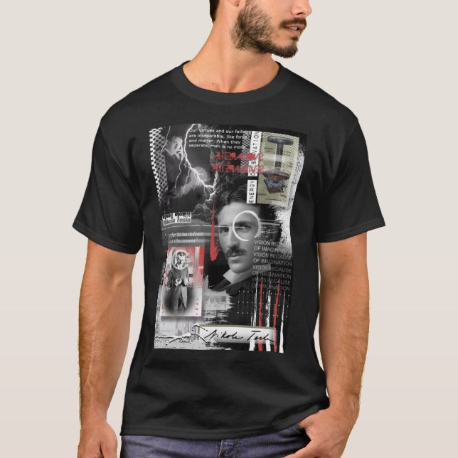 NIKOLA TESLA Classic599png599 T-Shirt (Vorderseite)