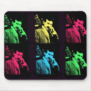 Nikola Tesla-Collage Mousepad