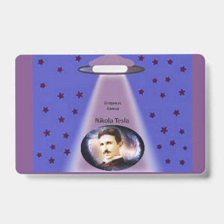 Nikola Tesla, der Erfinder von Genius Ausweis
