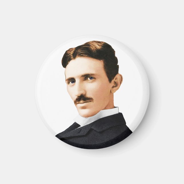 Nikola Tesla Electrical Genius Magnet (Vorne)