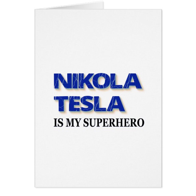 Nikola Tesla ist mein Superheld (Vorne)