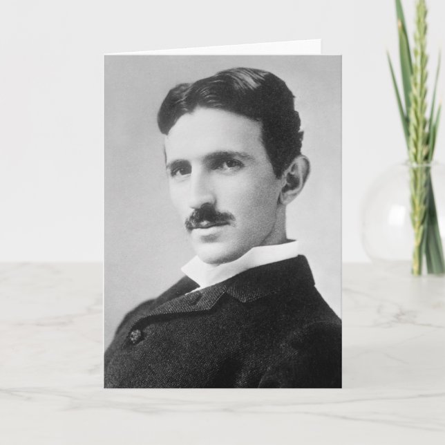 Nikola Tesla Karte (Vorderseite)