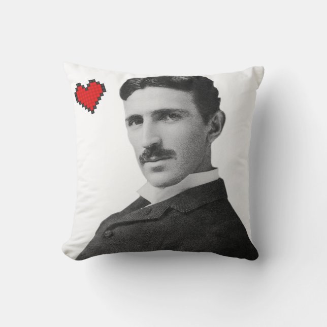 Nikola Tesla Kissen (Vorderseite)