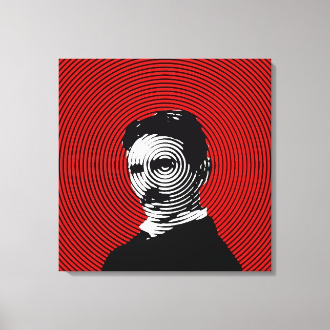 Nikola Tesla Leinwanddruck (Vorderseite)