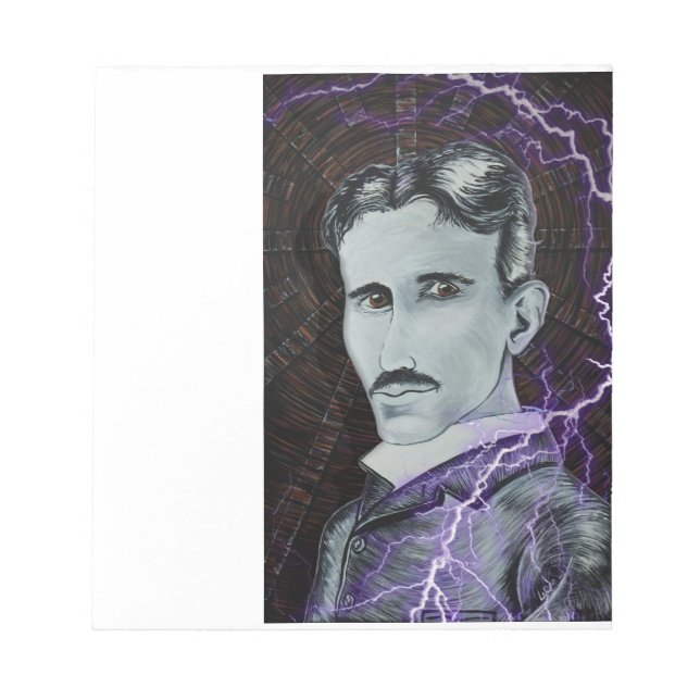 Nikola Tesla Notizblock (Vorderseite)