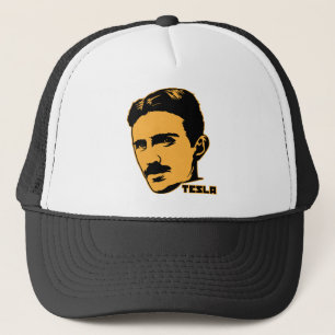 Nikola Tesla Portrait Hat Truckerkappe