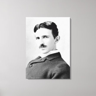 Nikola Tesla Portrait Leinwanddruck