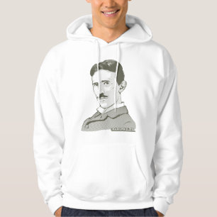 Nikola Tesla-Porträt Hoodie