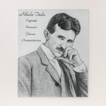 Nikola Tesla-Porträt-Puzzlespiel 520 Stücke