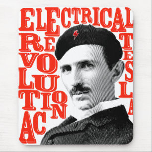 Nikola Tesla-Revolution Mousepad