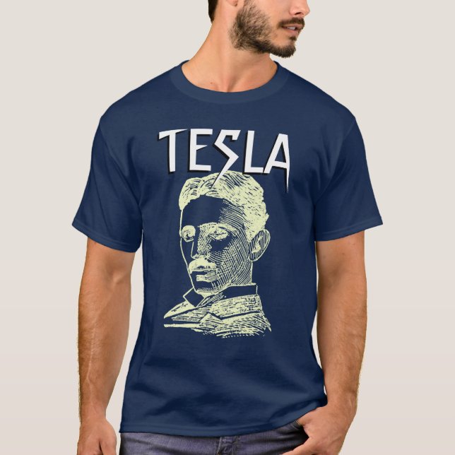 Nikola Tesla Shirt (Vorderseite)