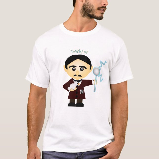 Nikola Tesla T-Shirt (Vorderseite)