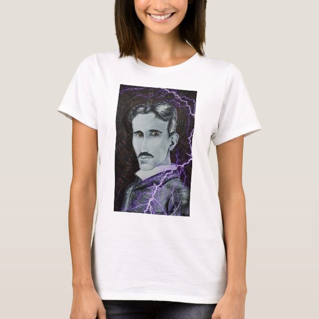Nikola Tesla T-Shirt (Vorderseite)