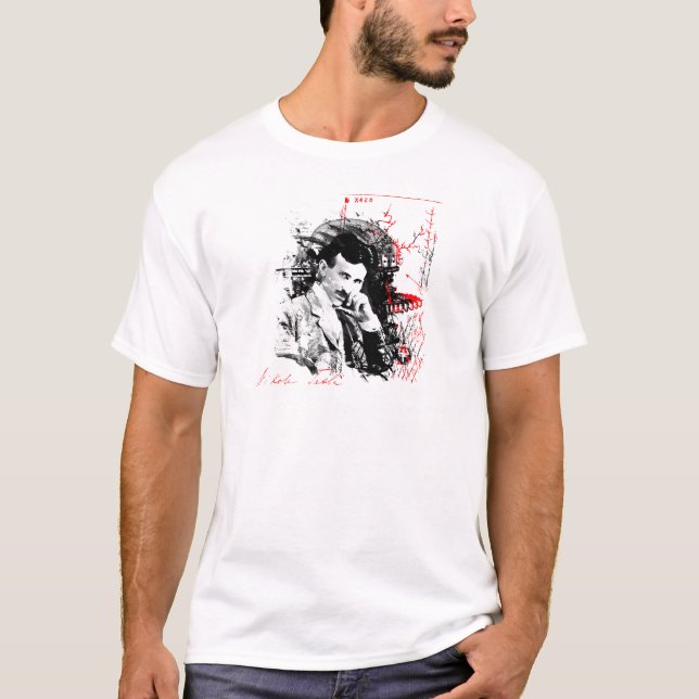 Nikola Tesla T-Shirt (Vorderseite)
