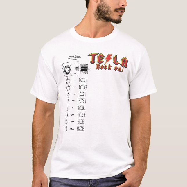 Nikola Tesla T-Shirt (Vorderseite)