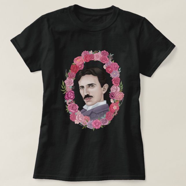 Nikola Tesla T-Shirt (Design vorne)