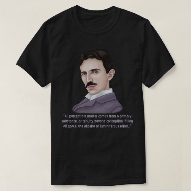 Nikola Tesla T-Shirt (Design vorne)