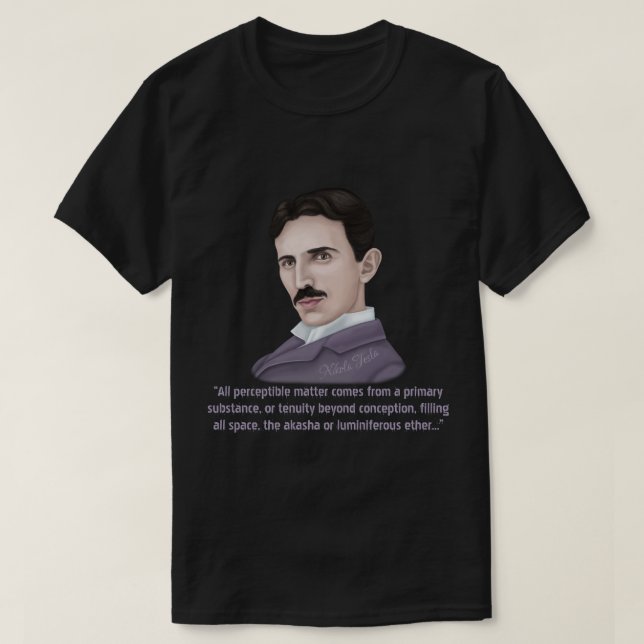 Nikola Tesla T-Shirt (Design vorne)