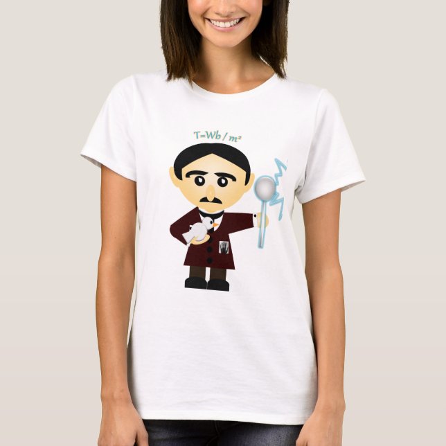 Nikola Tesla T-Shirt (Vorderseite)