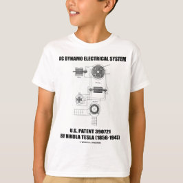 Nikola Tesla Wechselstrom-Dynamo-elektrisches T-Shirt