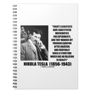 Nikola Tesla-Wissenschaftler-Gleichung kein Notizblock