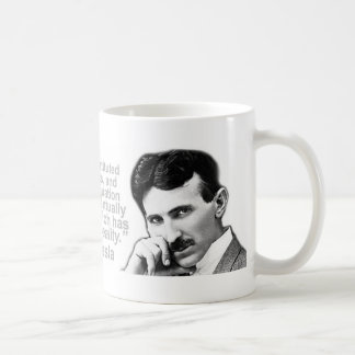 Nikola Tesla zitierte Klugheits-Kaffee-Tassen Kaffeetasse