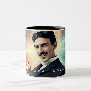 Nikola Tesla Zweifarbige Tasse