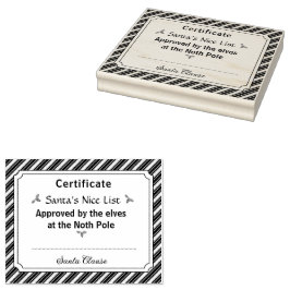 Nikolaus Gute Liste Zertifikat Holz Stempel