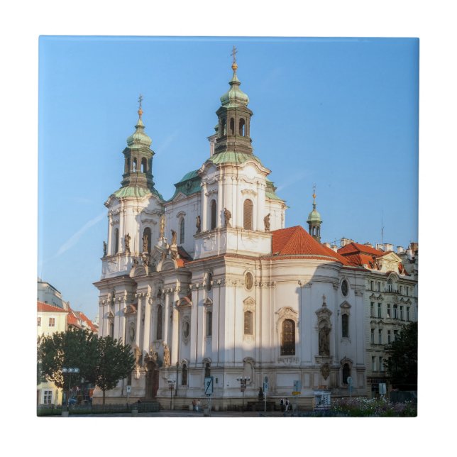 Nikolaus Kirche in der Altstadt von Prag Fliese (Vorderseite)