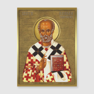 Nikolaus-Orthodoxe Ikone 11 Magnetkarte
