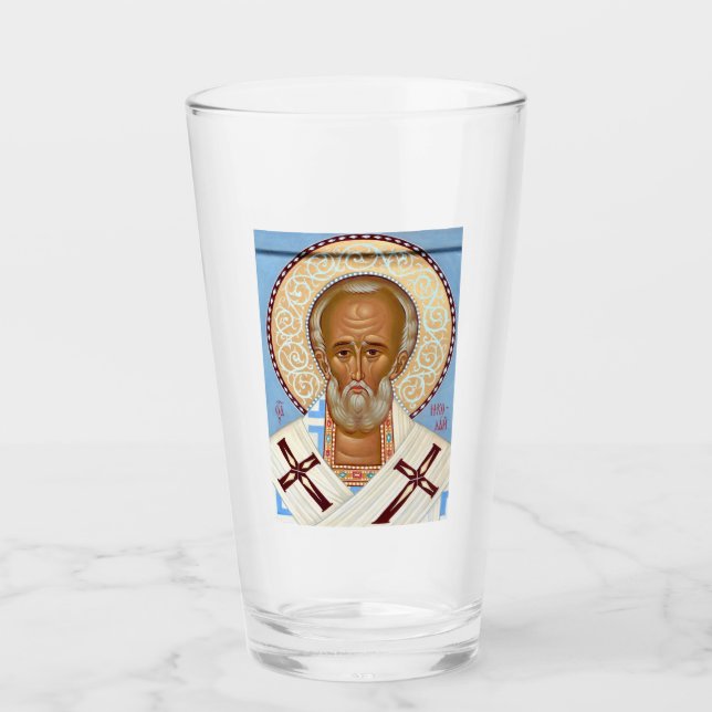 Nikolaus von Myra Glas (Vorderseite)
