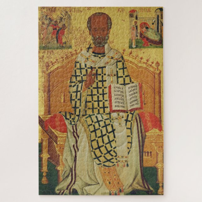 Nikolaus von Myra Orthodox-Symbol (Vertikal)