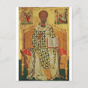 Nikolaus von Myra Orthodox-Symbol Postkarte