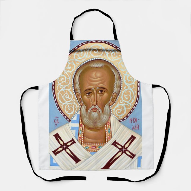 Nikolaus von Myra Schürze (Vorderseite)