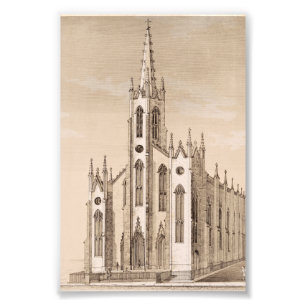 Nikolauskirche in New York City Fotodruck