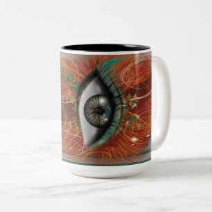 Nikole's Auge Zweifarbige Tasse