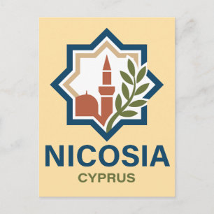 Nikosia Zypern Mittelmeer Postkarte