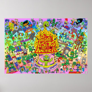 Nik's PLA Poster (mehrfarbiger Hintergrund)