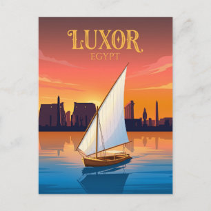 Nil Fluss Ägypten Postkarte