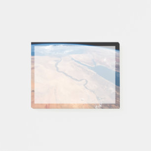 Nil, Rotes Meer und Mittelmeer. Post-it Klebezettel