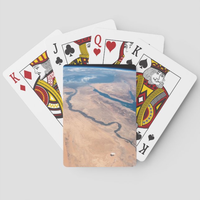 Nil, Rotes Meer und Mittelmeer. Spielkarten (Rückseite)
